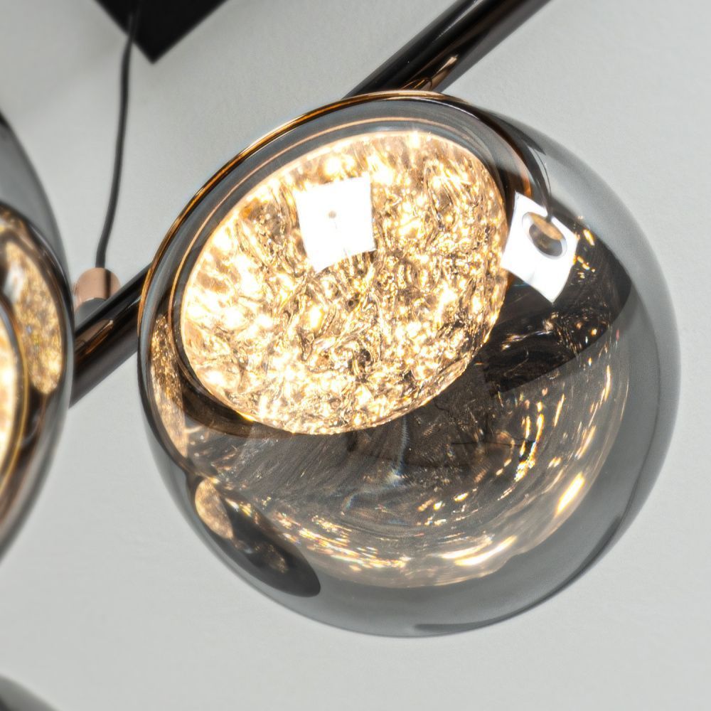 Светильник 120*33*-23 см, *LED*35W, 3000-6000K, Modestyle  MS.2337.1200, Чёрный, Золото