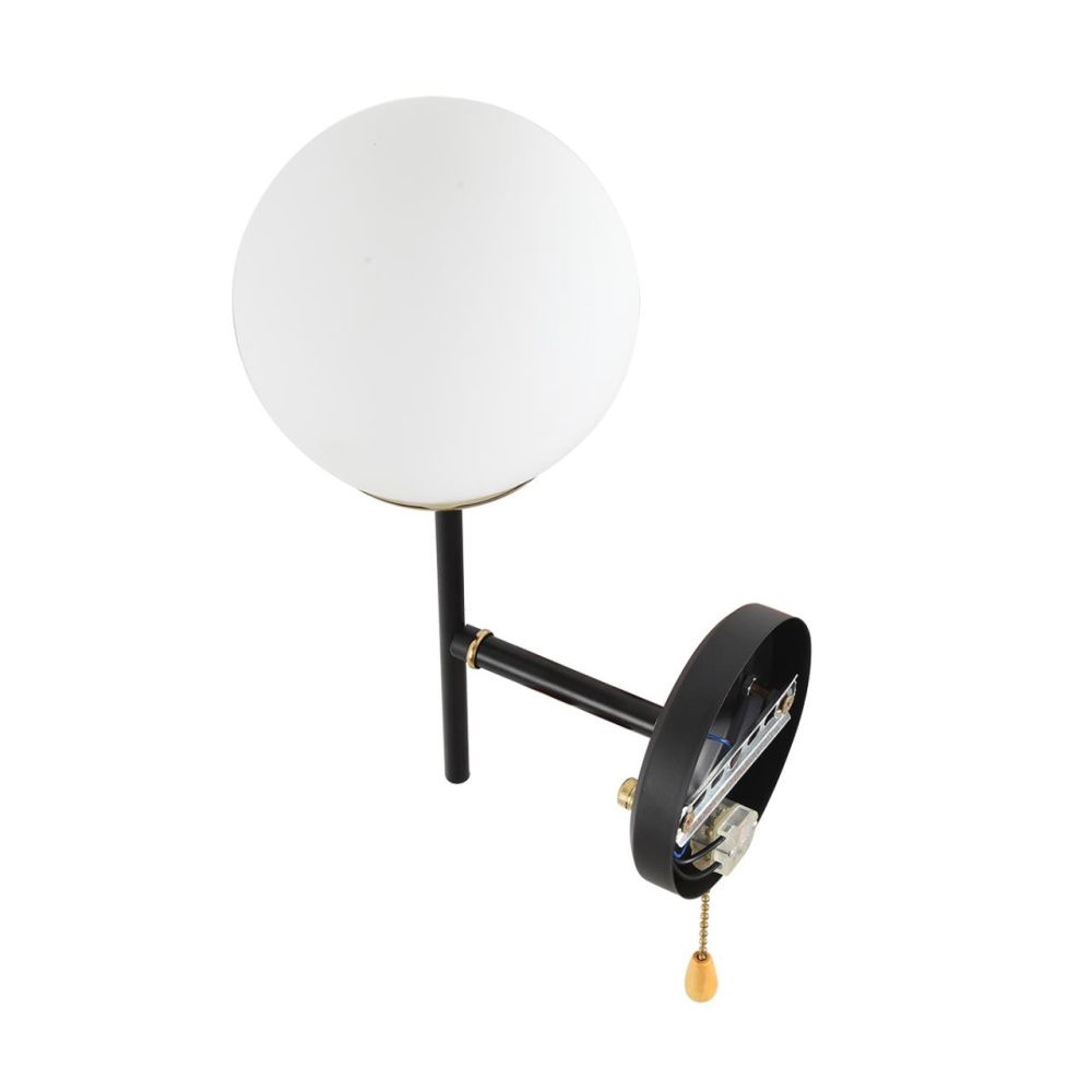 Бра 19*13*29- см, 1*E27*60W, Lumion Elrona 8375/1W, черный; латунь