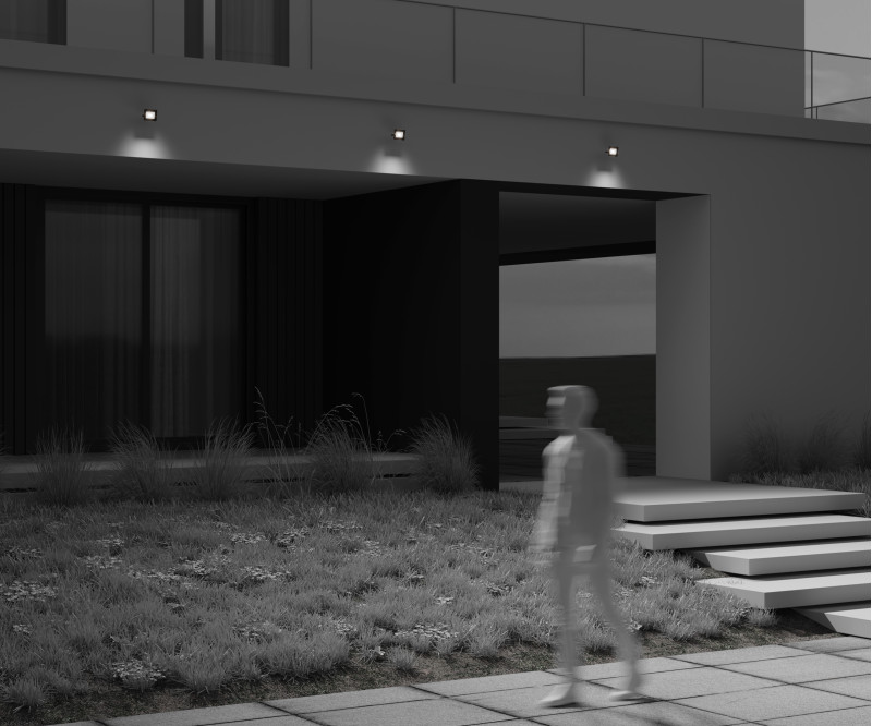 Прожектор 11 см, 10W, 6500K, Maytoni Flood FL001-L10B6K, черный