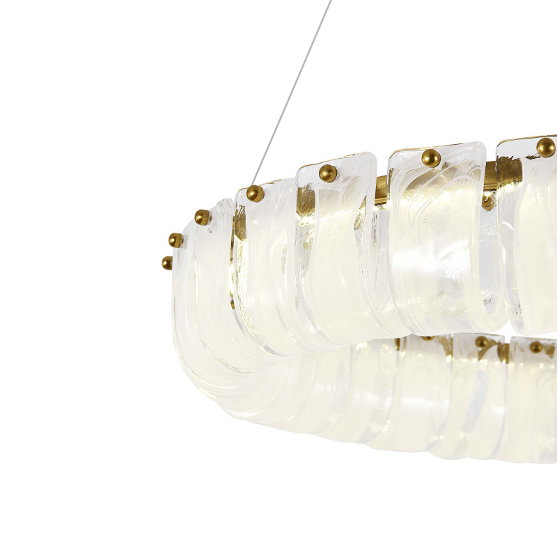 Подвесной светильник 60*60*120 см, LED, 30W, 4000К, Indigo IMPRESSIONE V000131L бронзовый, 12043/8P Brass