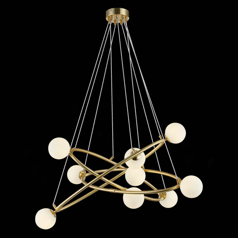 Люстра подвесная 82 см, ST LUCE RIALTO SL1508.203.09 Золотистый