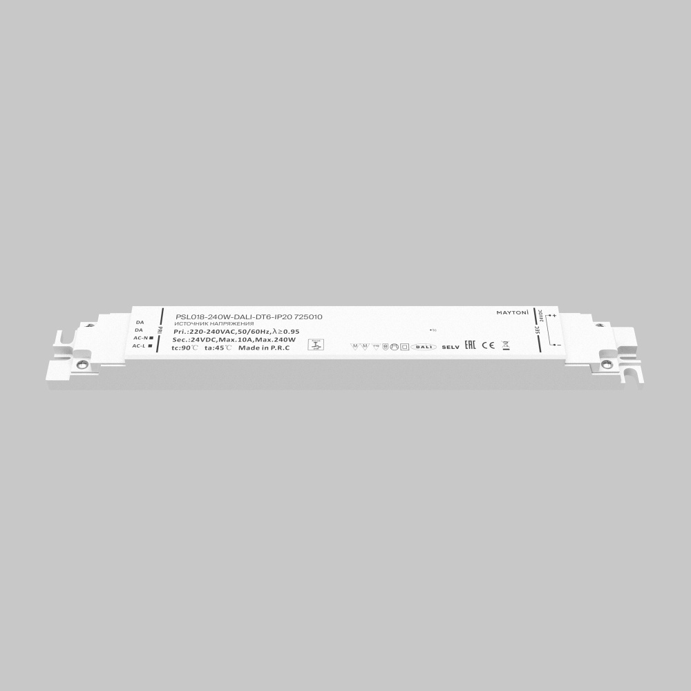 Источник напряжения 24V PSL018-240W-DALI-DT6-IP20 Maytoni Lighting control  725010