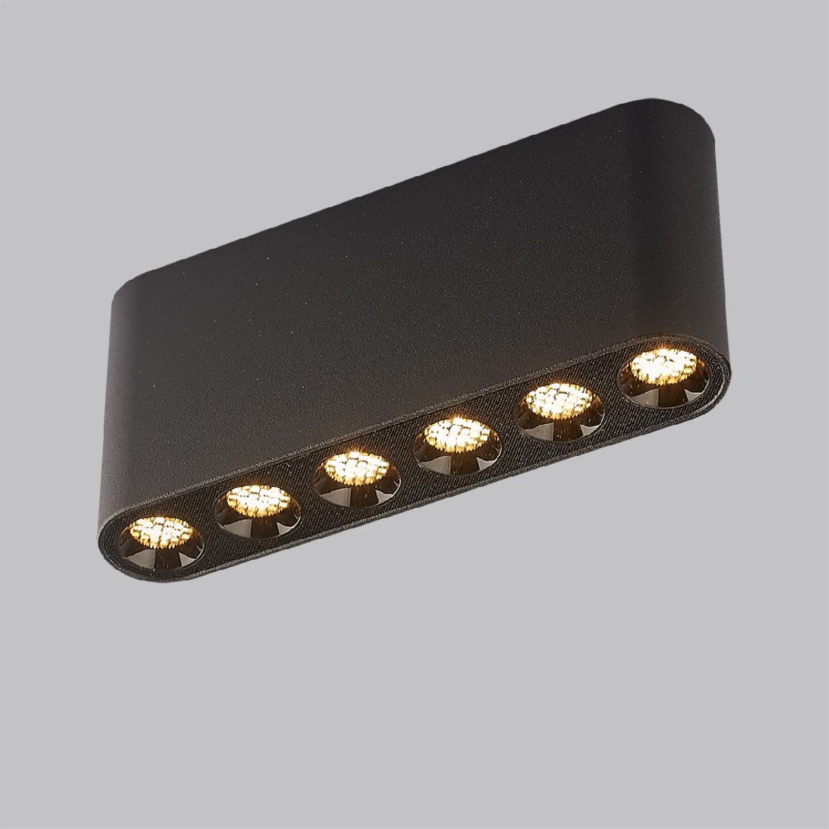 Накладной светильник 12 см, 15W, 3000K, Odeon Light Small 7092/15CL, черный