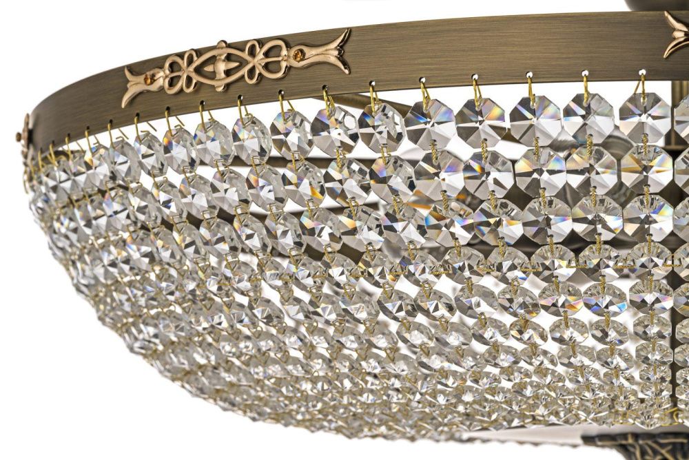 Люстра *60*30 см, 6*E27*60W, Arti Lampadari Pera Pera E 1.3.60.2.100 MA, Бронза