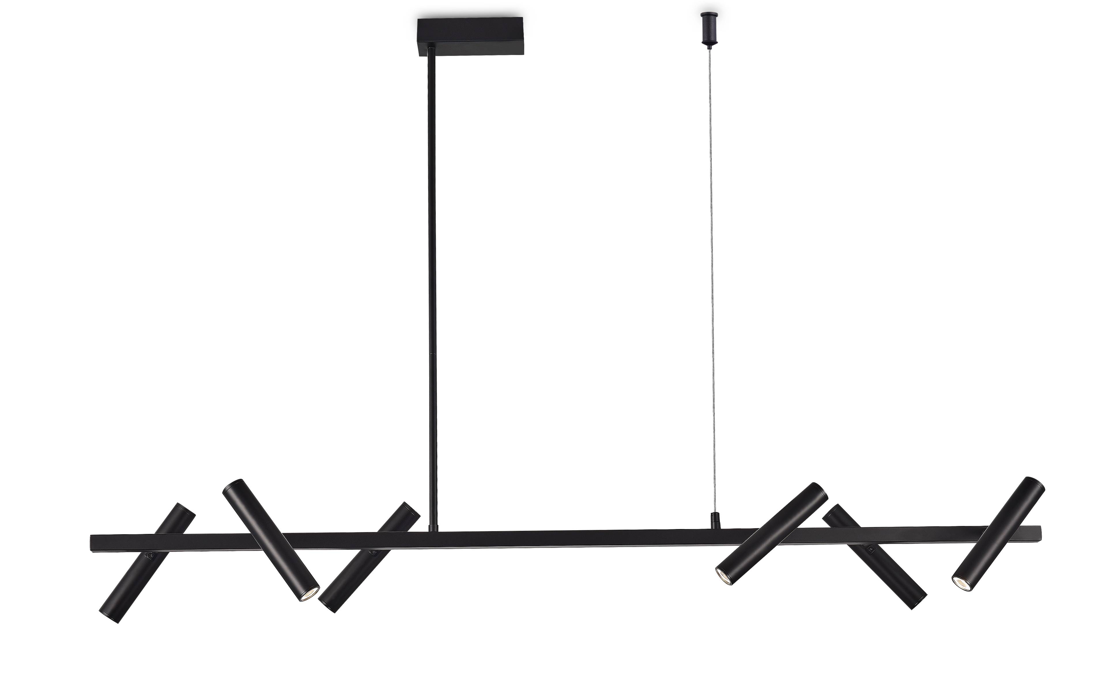 Люстра 1200*1500, LED, 18W 4000K NewRgy LED L2688-DW-120 BLACK, Черный