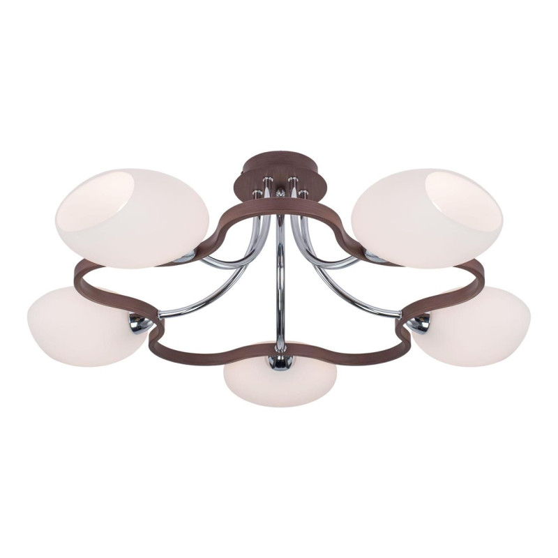 Люстра Citilux CL131151 венге, Е14, 5*60ВТ, 17м2