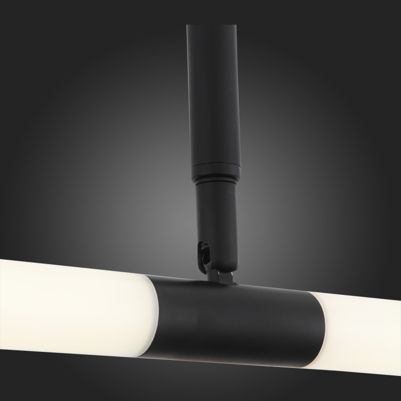Светильник подвесной 100*15 см, 20W 4000K ST LUCE BISARIA SL393.403.02 Черный