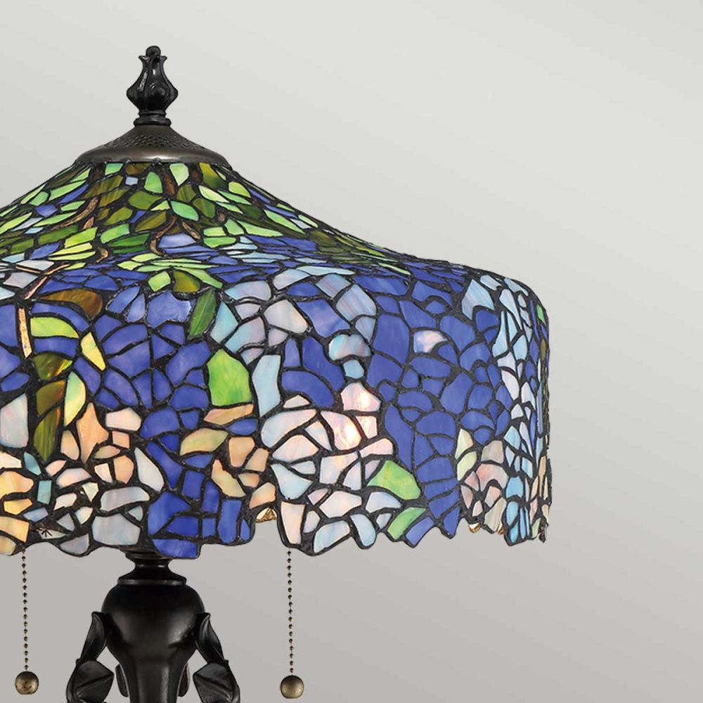 Настольная лампа Quoizel Tiffany, Арт. QZ-COBALT-TL