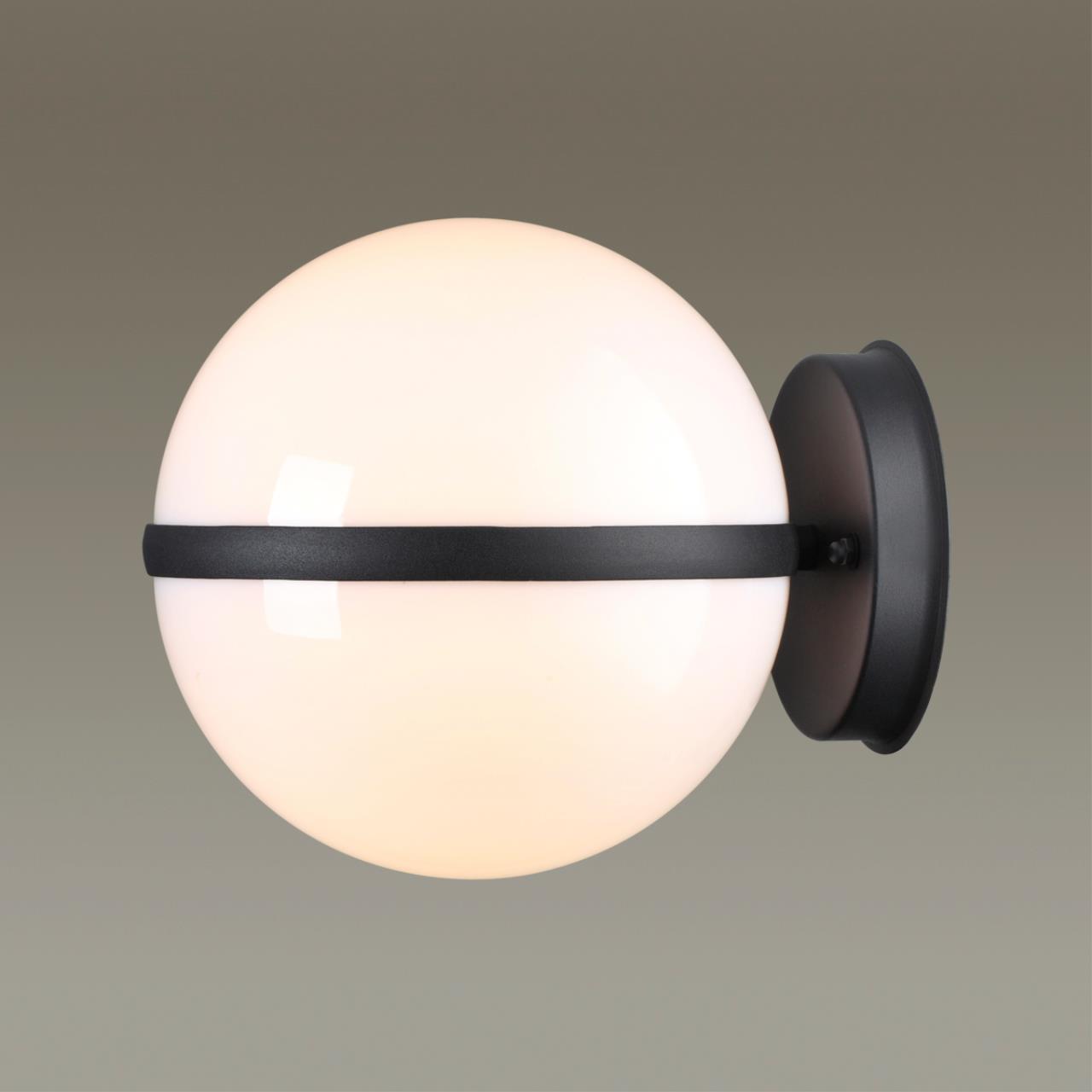 Уличный настенный светильник Odeon Light Lomeo 4832/1W, черный