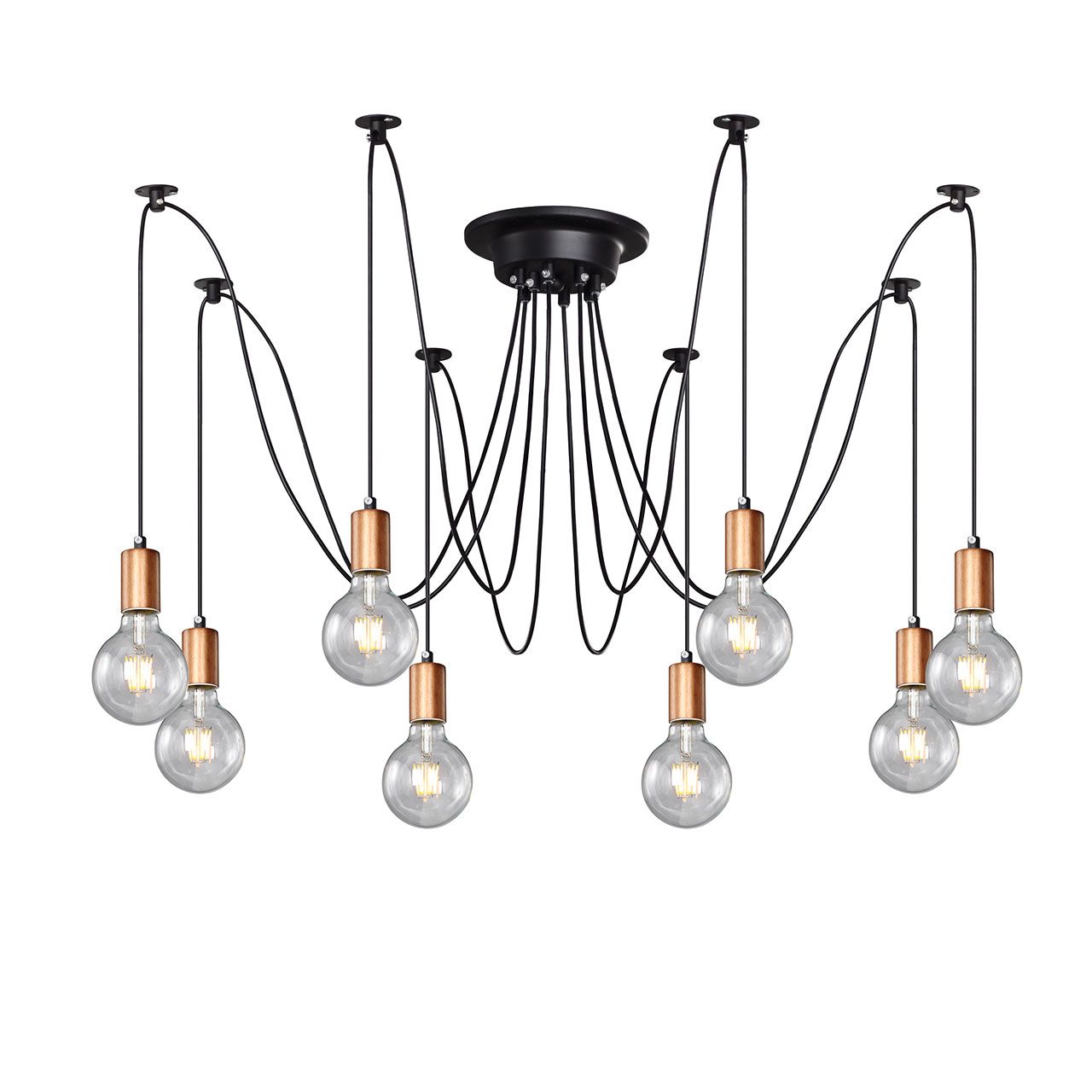 Люстра F-Promo Futuro 2167-8U, D800*H600, черный