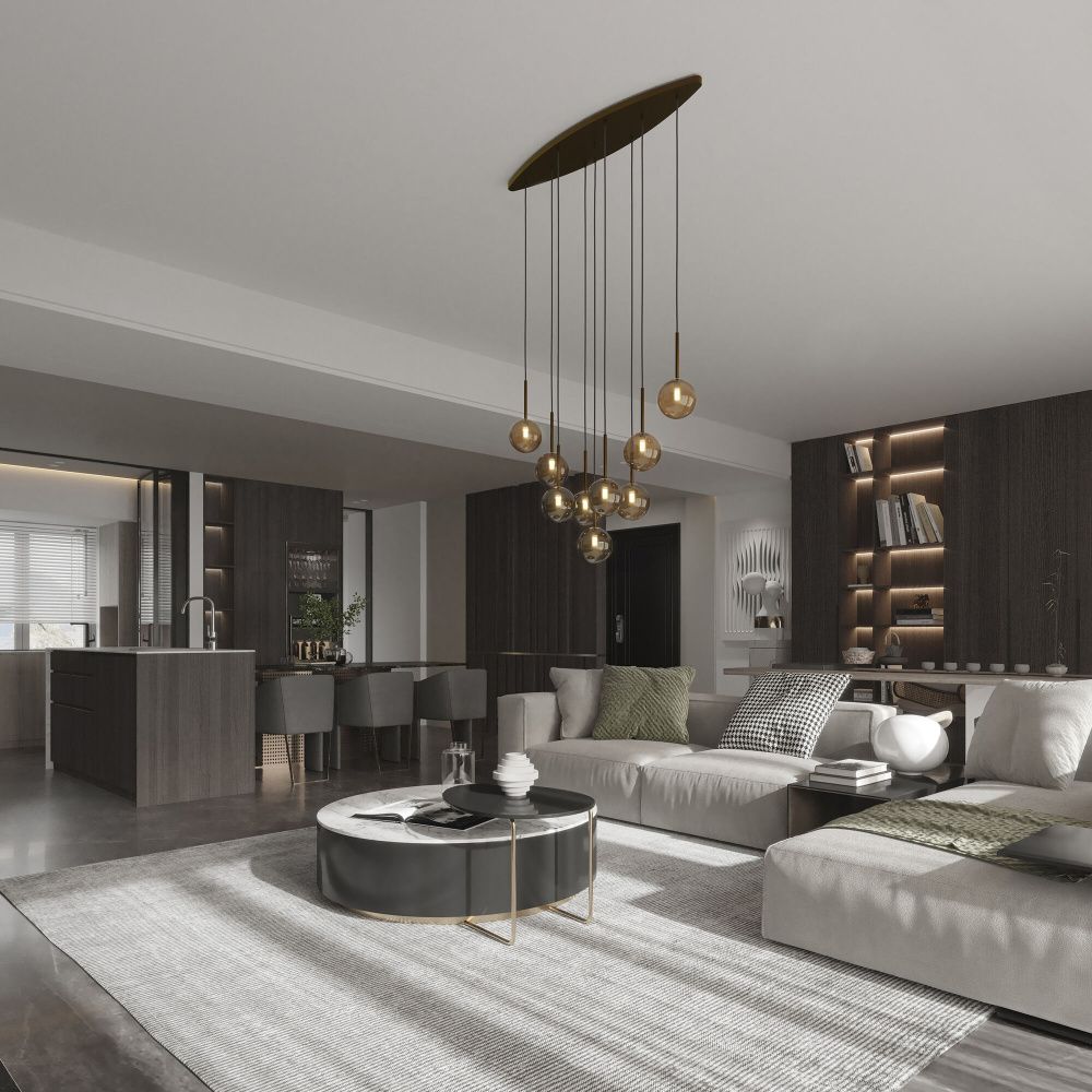 Подвесной cветильник 90*27*148- см, 9*G9*8W, TK Lighting Estera, 6149 Estera, 5901780561499