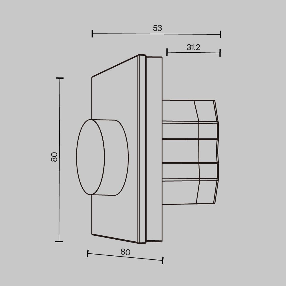 Роторная панель управления DALI DT6 Maytoni 721033