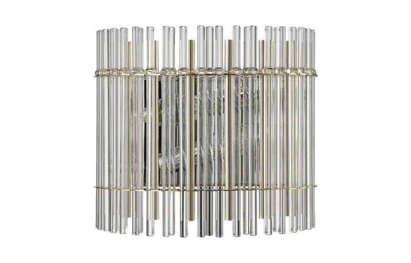 Бра Crystal Lux AURELIO AP2 GOLD+CHROME/TRANSPARENT Хром
