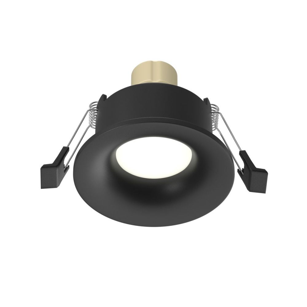 Встраиваемый светильник 8.5 см, Maytoni Technical Slim DL027-GU10-B, черный