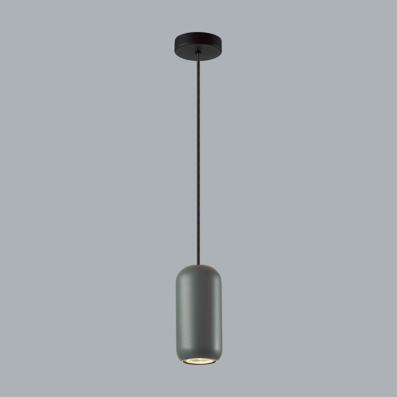 Подвес 7,6*7,6*120 см, 1 GU10*4W, Odeon Light Cocoon, черный 5060/1E