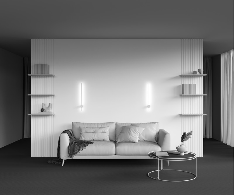 Бра 62,3*7*3 см, LED, 6W, 3000К, Maytoni Technical Pars C070WL-L6W3K белый