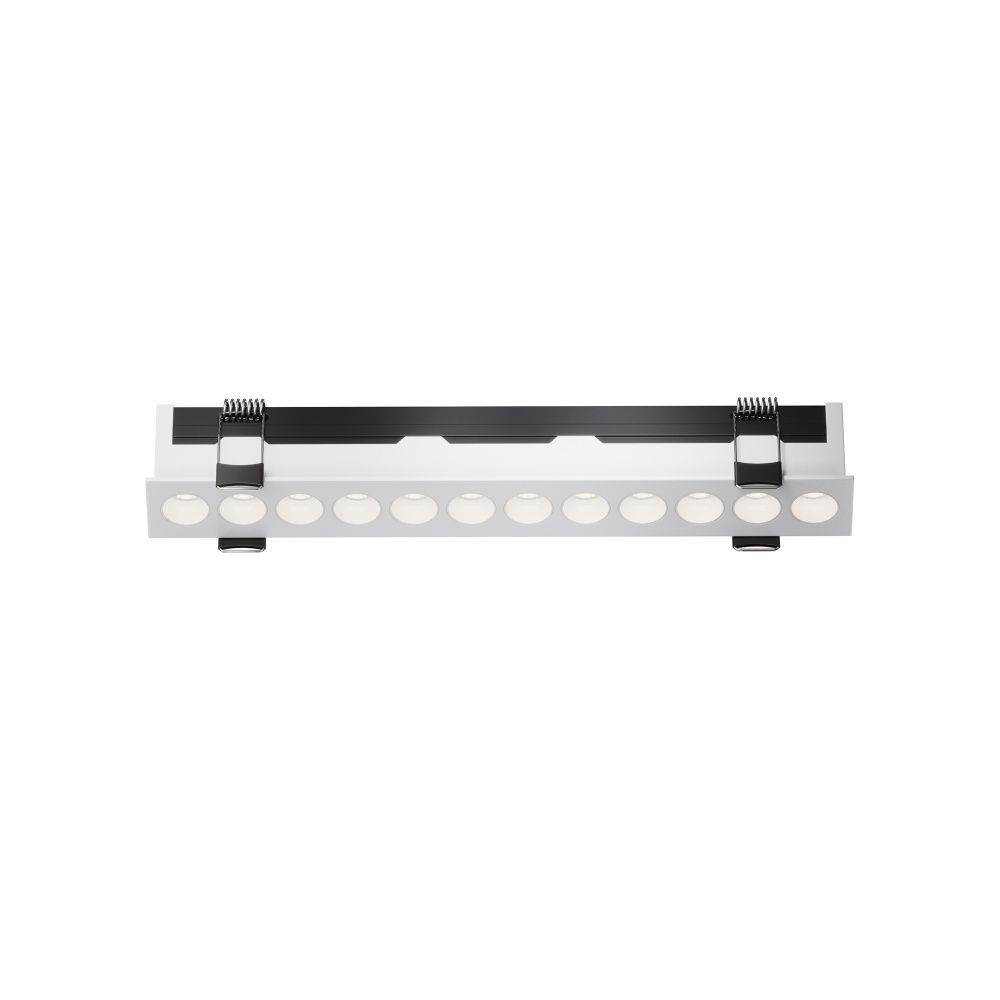 Встраиваемый светильник  DL065-20W3-6K-W 25,5*3,1*-3,95 см, *LED*20W, 6000K, Maytoni technical Points DL065-20W3-6K-W, Белый