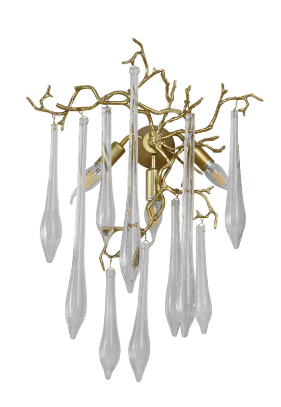 Бра 42*23 см, Crystal Lux REINA AP3 GOLD PEARL Золото