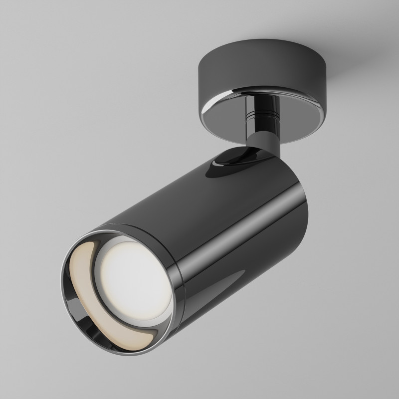 Светильник 7*7 см, GU10 50W, Maytoni Focus C017CW-01GF, графит