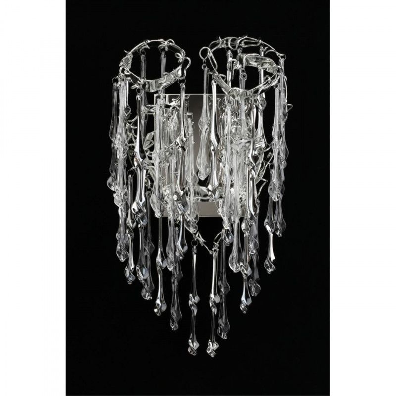 Бра 20*33*55 см, 2*E14, 40W, Aployt Andri APL.815.01.02, хром