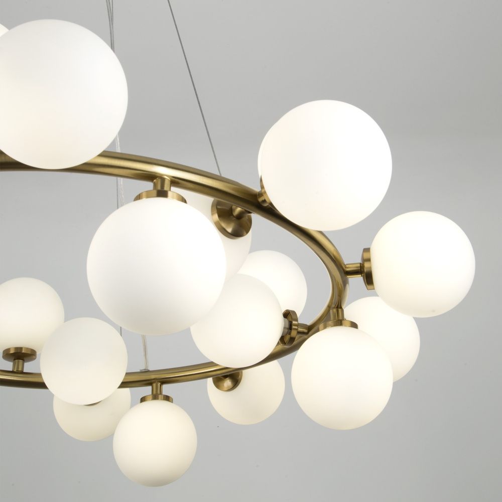 Подвесной светильник 80*30/110 см, 25*G9 MODESTYLE MS.6033.25 BS латунь