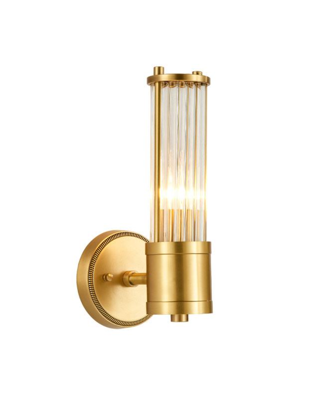 Бра 16*11,5*30 см, 1*E14, 40W, Moderli Brass V11020-1W латунный