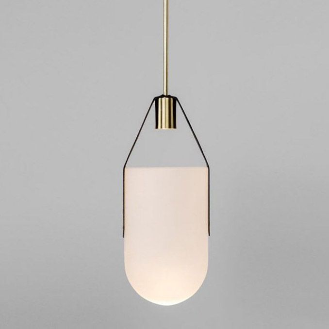 Подвесной светильник Allied Maker White 19*19*41 см, 1*LED*8W, ImperiumLoft 40.2332, Латунь