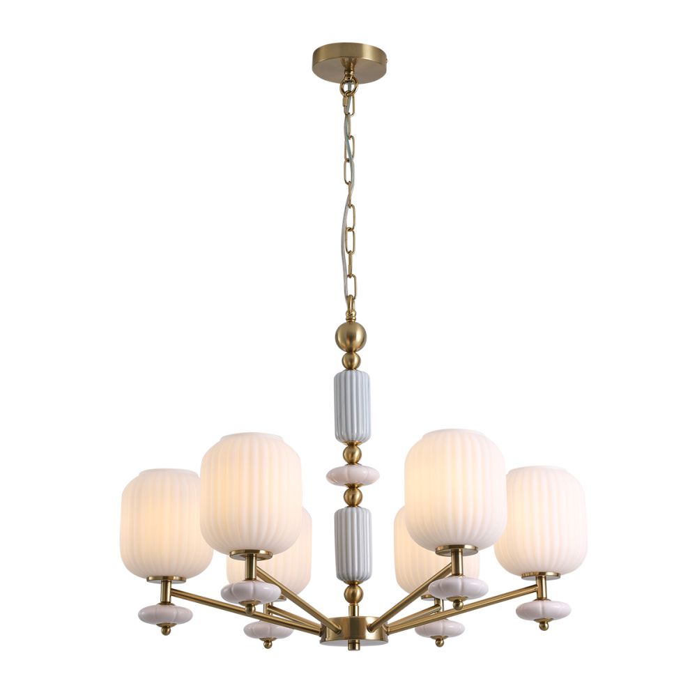 Светильник 70*58-200 см, 6*Е27, 15 м2 Lumion 8334/6, бронза