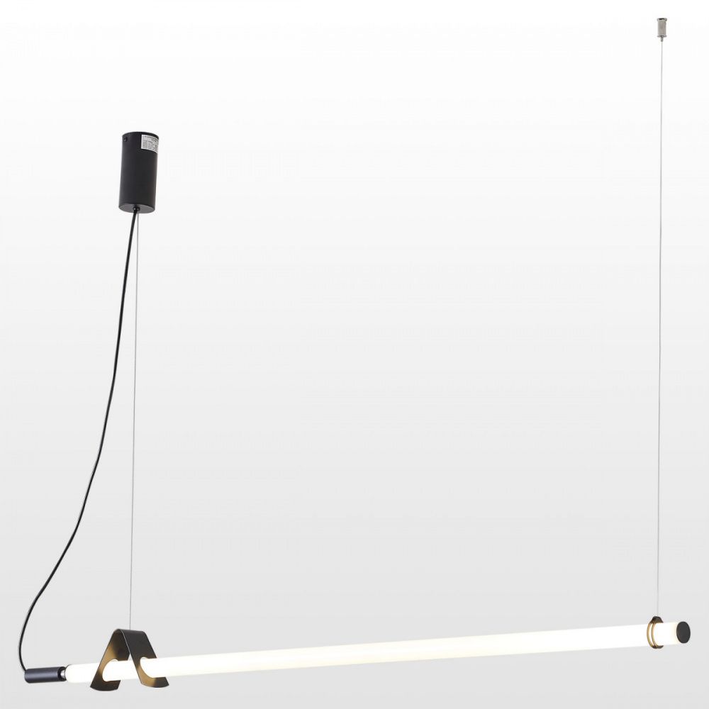 Светильник подвесной Lussole LED Pickens LSP-8394, 100W LED, 3000K, черный