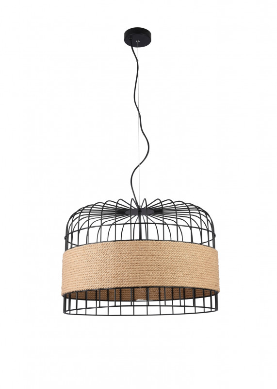 Подвесной светильник Vele Luce San VL6172P03, диаметр 50 см, черный