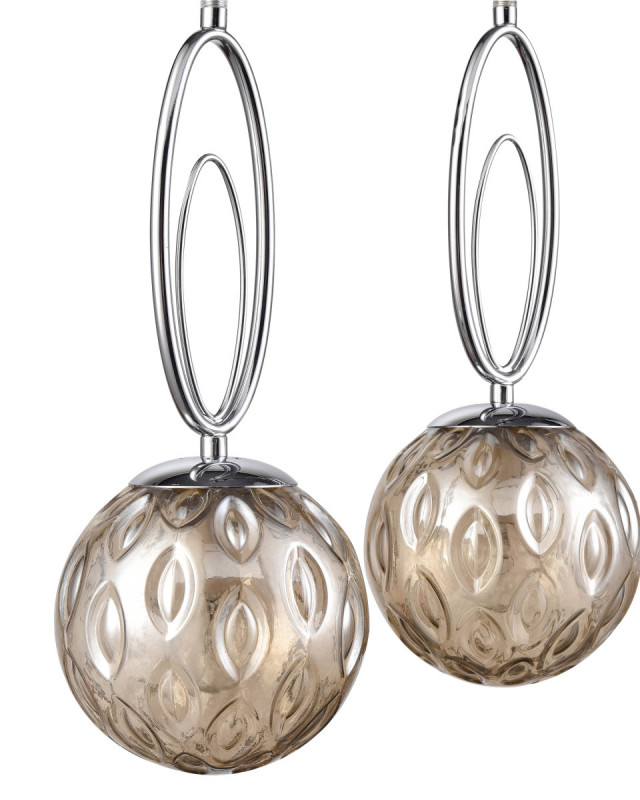 Подвесной светильник 15*46*190 см, 3*E14 хром Vele Luce Phlox VL5853P03