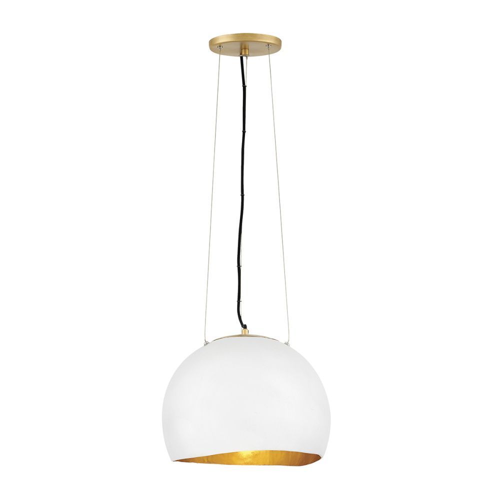 Подвесной светильник *36*33-297 см, E27*100W, Natural Concepts Hinkley Nula FE-EB5-L-BRB, белый, золото