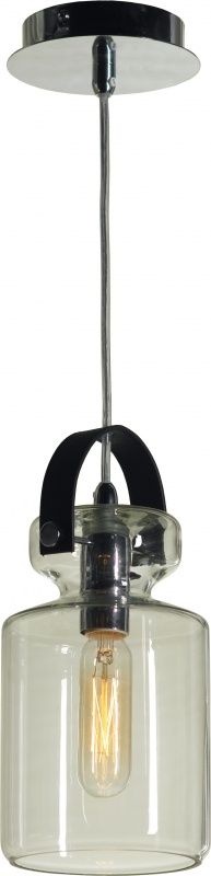 Подвесной светильник Lussole Loft LSP-9638 хром Е14 диаметр 13 см
