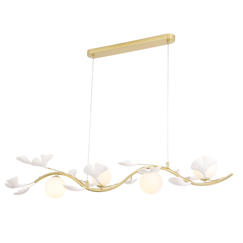 Светильник 115 см, Crystal Lux COLIBRI SP4 GOLD, золото
