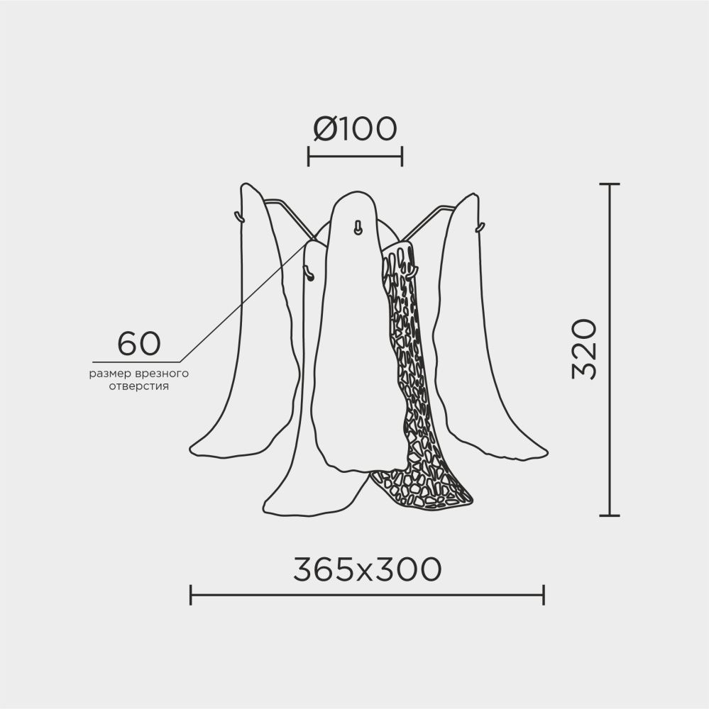 Настенный светильник 10*30*32 см, 2*Е14 MODELUX premium ML.6777.02P GD золото
