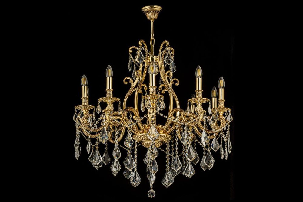 Люстра *87*84 см, 10*E14*40W, Dio D`arte Barolo Gold Barolo E 1.1.10.600 CG, Золото