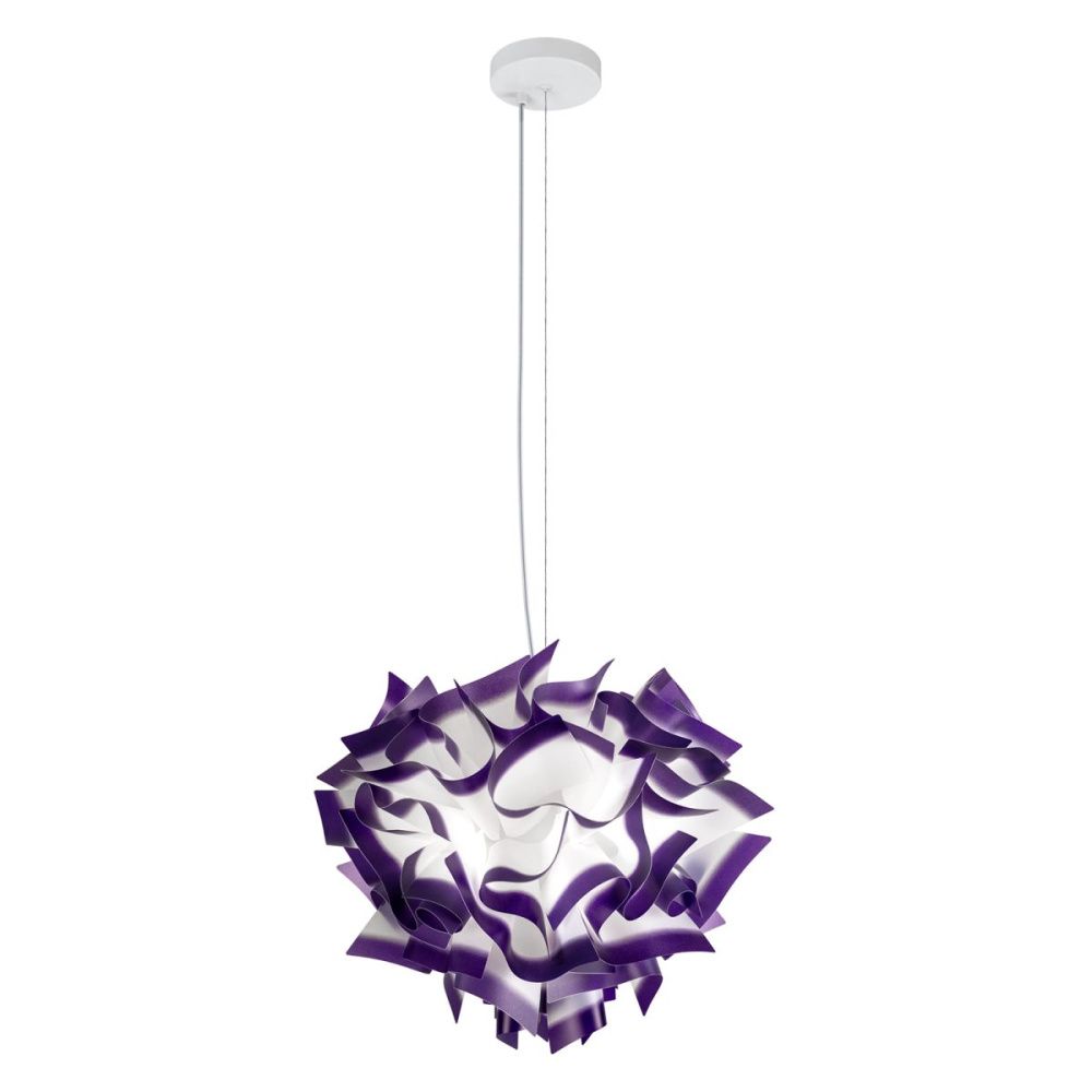 Подвесной светильник 42 см, Loft IT Clizia 10593/420 Purple, белый