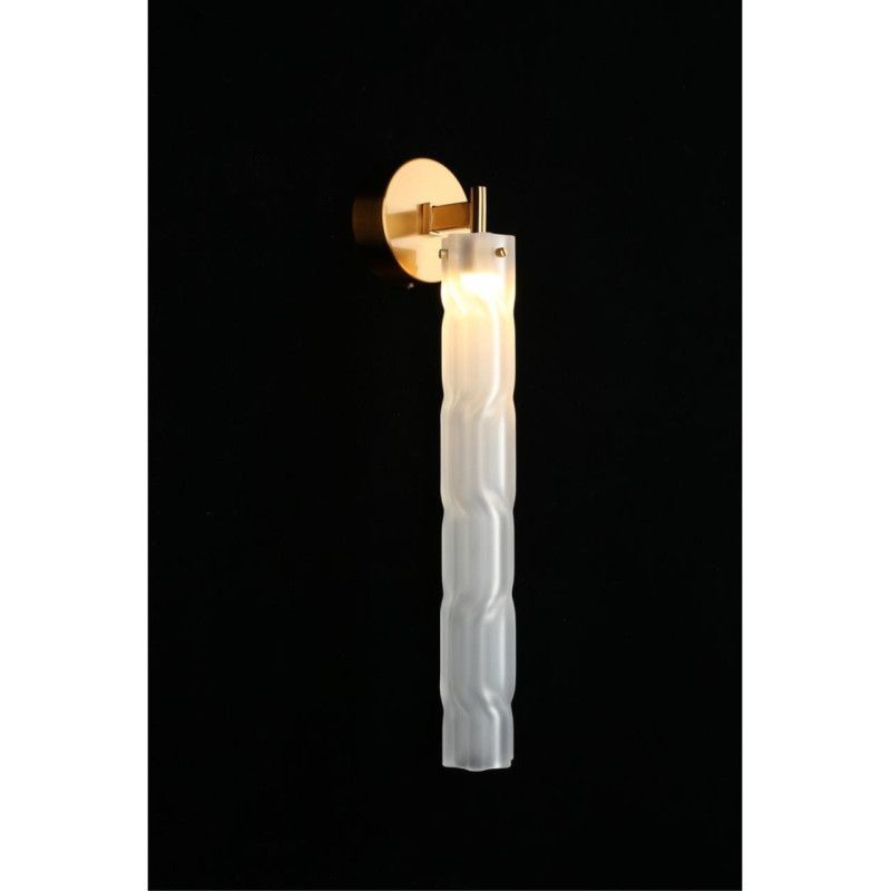 Бра 12*10*47 см, 1*LED, 6W, 3000K, Aployt Dzhosi APL.326.11.01, латунный