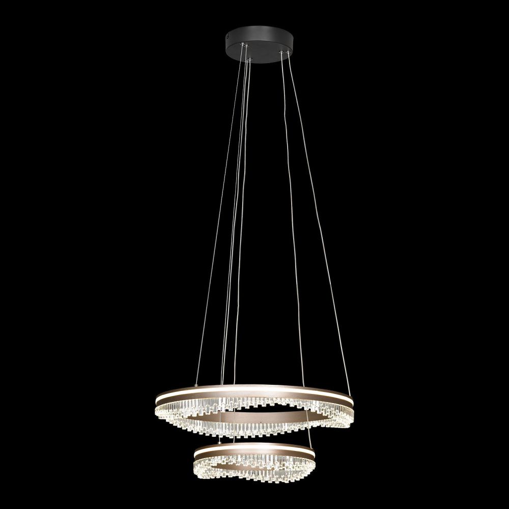 Люстра подвесная *50*45-150 см, 1*LED*50W, 4000K, Lussole Hardin LSP-7428, коричневый