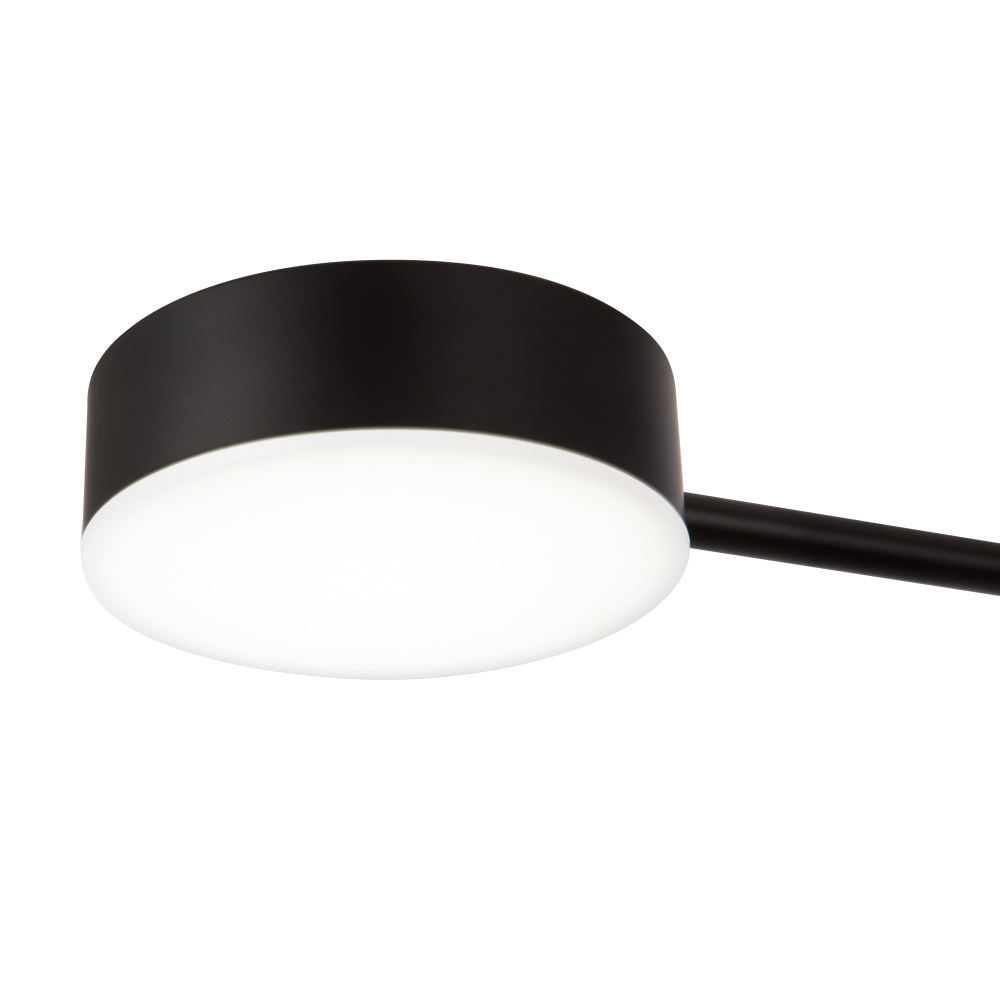 Светильник 92,6*92,4*22-22 см, *LED*40W, Freya  FR6048CL-L8B, Черный
