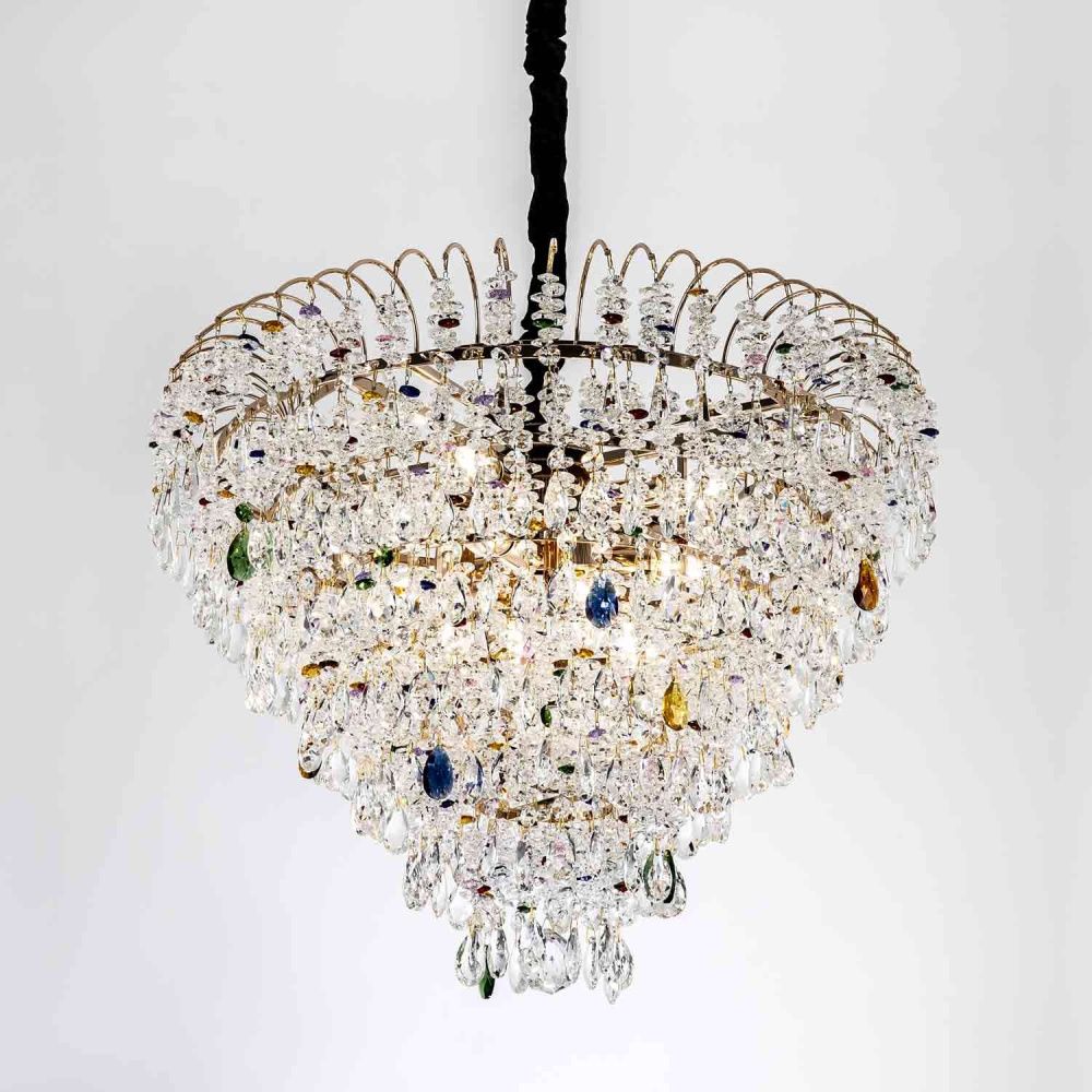 Подвесная люстра 60*60*105 см, Е14 12x40ВтW, Золото MODELUX ML.850.12