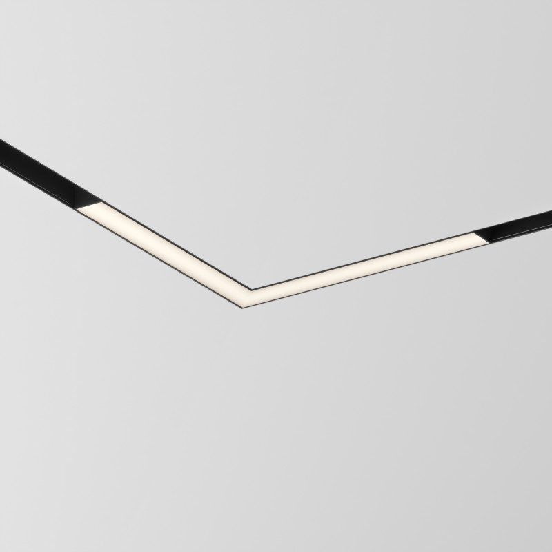 Трековый светильник 3,35*30*5 см, LED 24W, 3000К, Черный Maytoni Basis TR078-2-24W3K-B