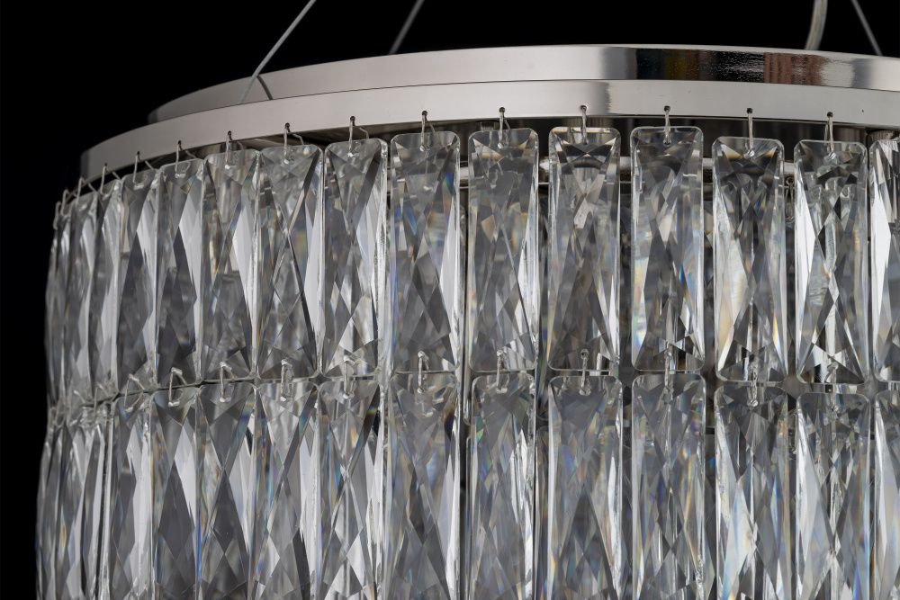 Люстра подвесная *50*27 см, 8*G9*40W, Arti Lampadari Acquaro Acquaro E 1.5.D50.101 NP, никель