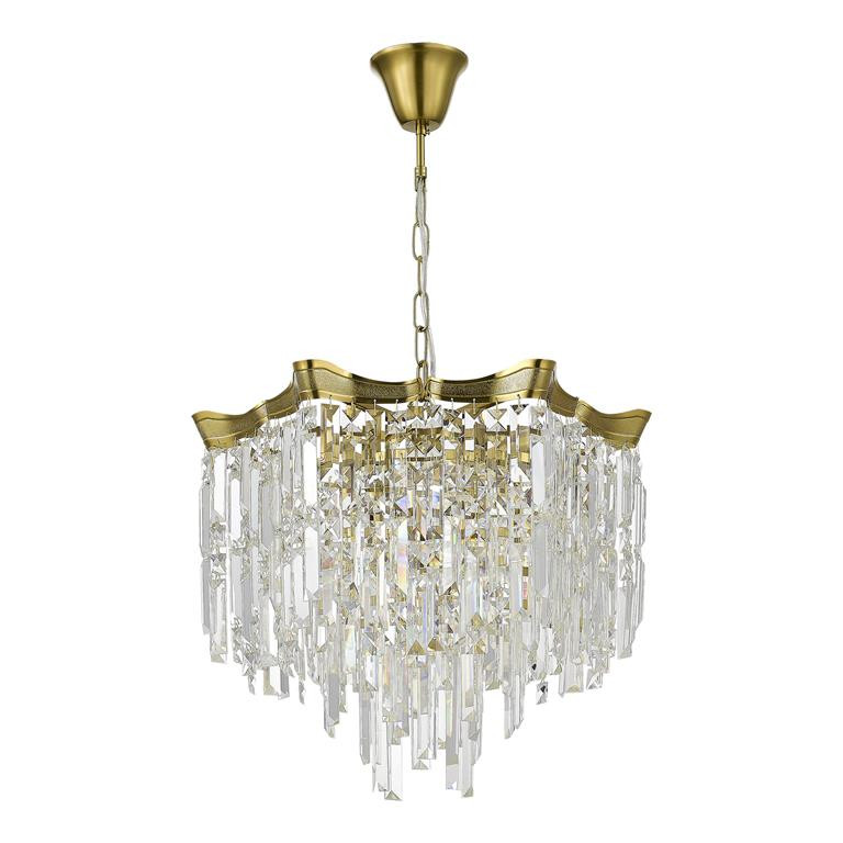Светильник подвесной 52*33/93 см, 7*E14 ST LUCE Ofelia SL1659.303.07 латунь