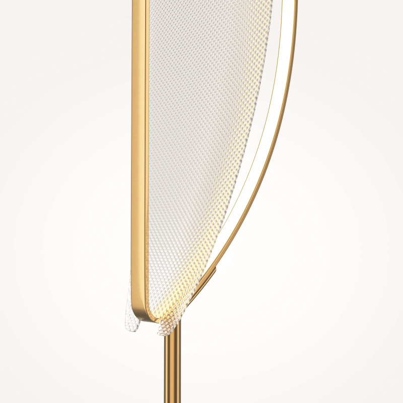Торшер 33*25*158 см, LED, 33W, 3000К, Maytoni Breeze MOD281FL-L33BS3K латунный