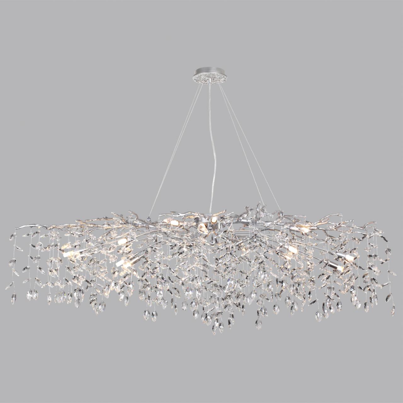 Люстра 150*48*150 см, 16 G9*40W, Odeon Light Delica, хром 4970/16
