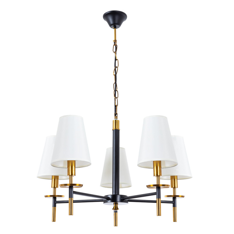 Люстра 52*47 см, 5 E14*40W,  К, Arte Lamp Riccardo A4075LM-5BK, Черный