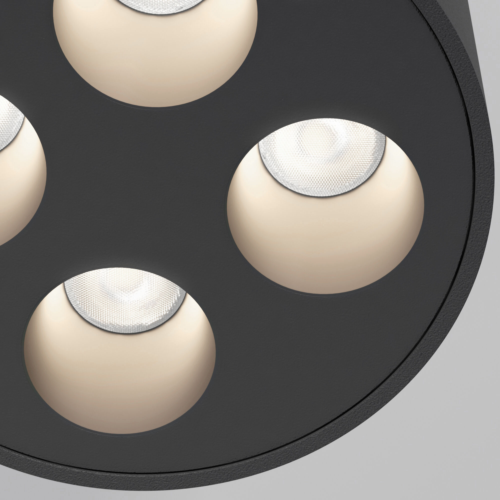 Светильник потолочный светодиодный 7 см, 7W, 4000K, Elektrostandard Points 25111/LED, черный 