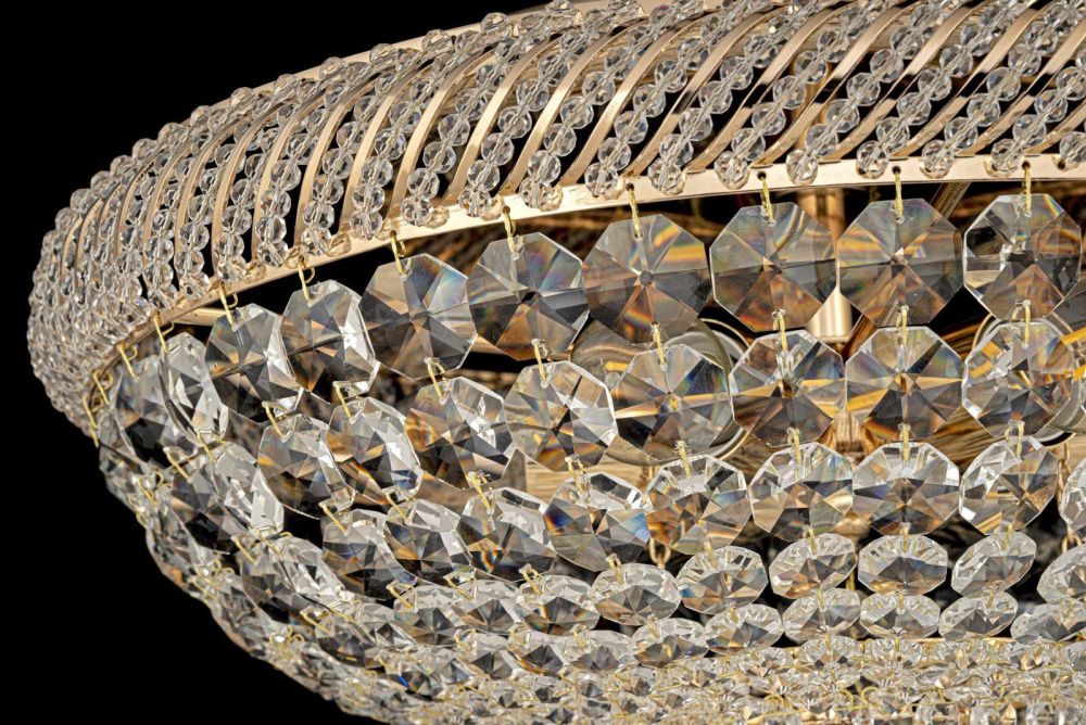 Люстра *45*30 см, 6*E27*60W, Dio D`arte Bari Gold Bari E 1.2.45.100 G, Золото