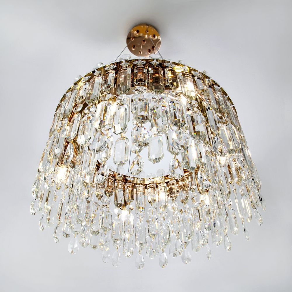 Подвесная люстра 40*40*130 см, Е14 8x40W, Золото MODELUX ML.837.8 GD